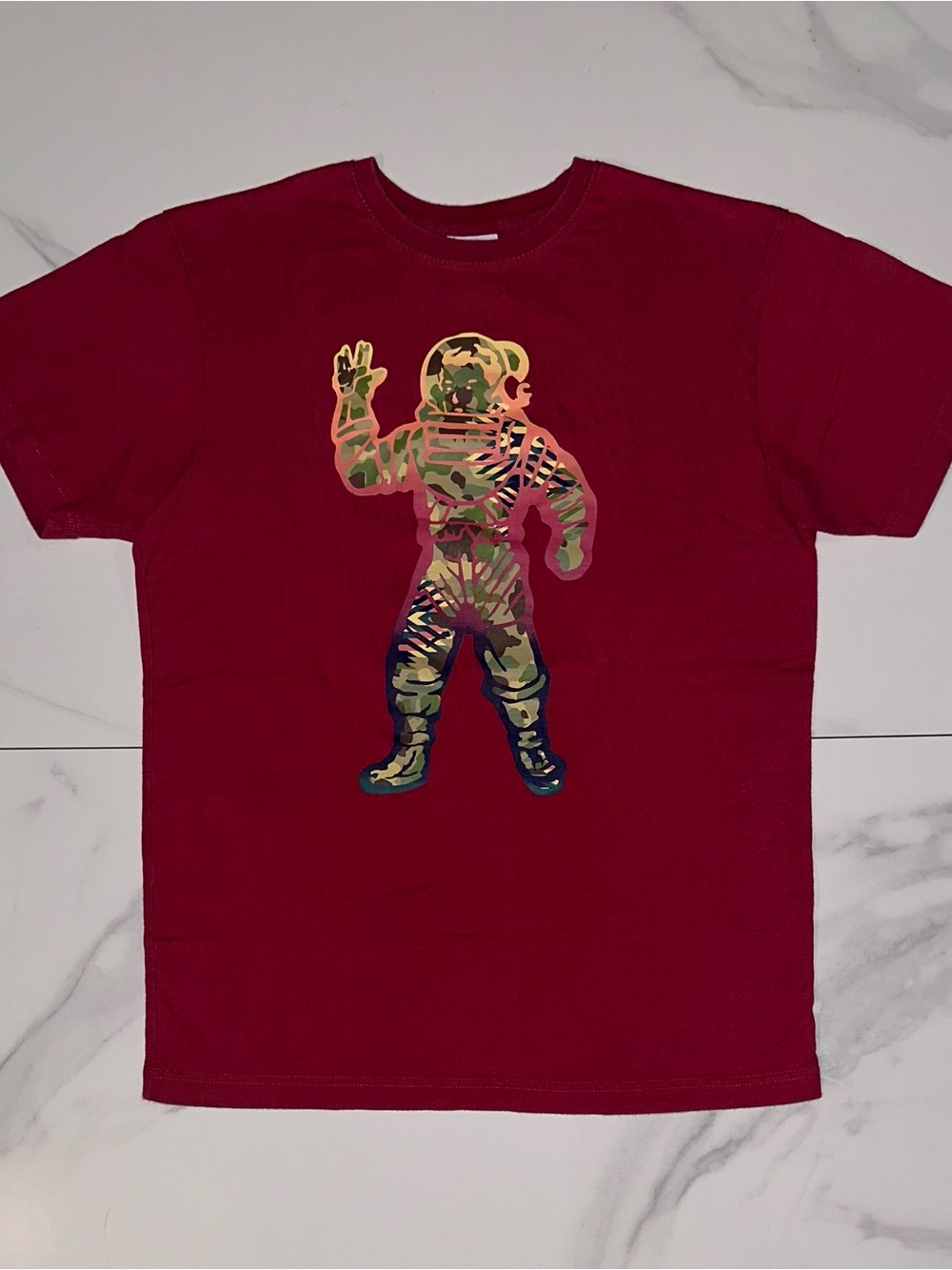 Cosmic Noise Short Sleeve Tee Red Size Medium